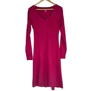 Horny Toad pink Bellflower Dress WOMEN’S SIZE SMALL long sleeve